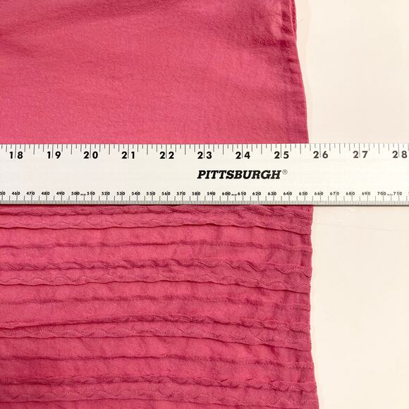 Nwot DVF Blouse 6 Pink SILK Sheer Pleated Long-Balloon-Sleeve “Tanyana” - Picture 13 of 14